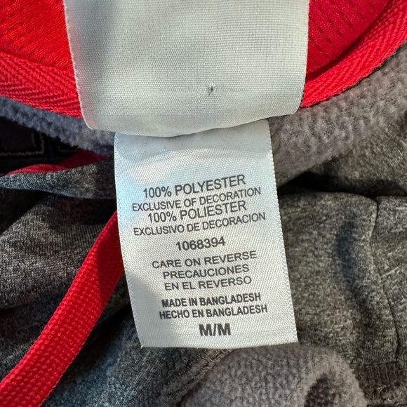 NHL Gray Hoodie with Red Trim - Picture 4 of 4